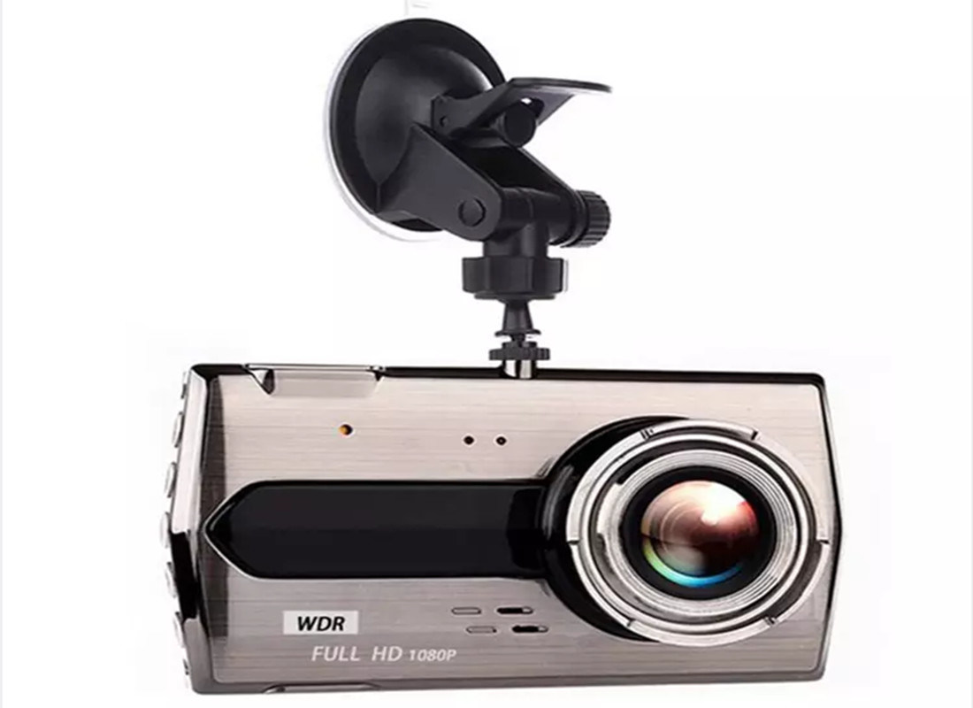 1080P 4Inch Front And Rear Dual Lens Vehicle Dash Camera For Inside Car